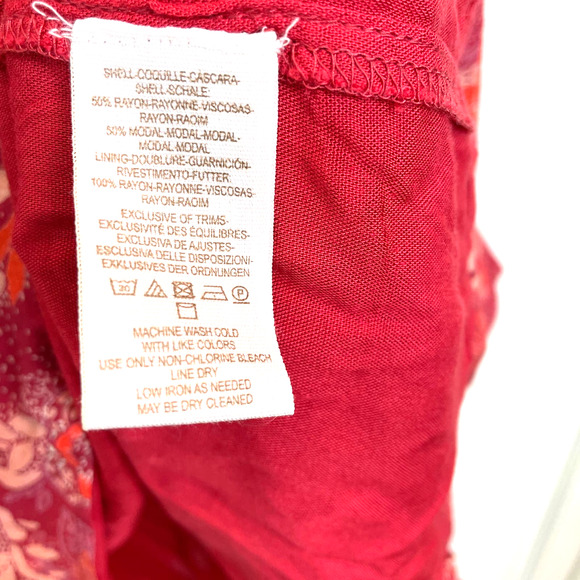 Free People Stealing Fire Tunic Dress Sz S Bohemian Hippie Light & Flowy - Picture 6 of 15